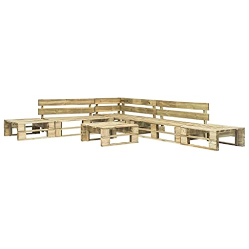 (Schneller Versand) Terrassenmöbel-Set | Hochwertige Paletten | Palettensofa Indoor & Outdoor | Outdoor-Sitzplatz-Chat… – Bild 4