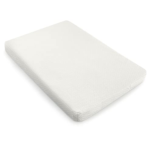 Image of BABY JOY Pack and Play Mattress Pad, Dual Sided 38''x26'' Crib Mattress w/Carrying Bag, Removable Zippered Cover, Baby Pack n Play Mattress Fits Standard Full-Size Crib and Toddler Bed