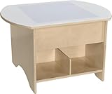 Wood Designs 991313 30' Brilliant Light Table with Storage, Interactive Sensory Light Table for Classroom, Daycare, Preschool