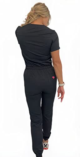 One Scrubs Scrub Jumper (Dark Grey, Extra Small) #TOP4