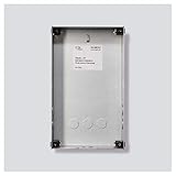 siedle gu 611-4/1-0 datenblatt Technische Daten:Montageart UnterputzFarbe SilberBreite 154 mmHöhe 257 mmTiefe 65 mmAnzahl der Einheiten 1Diebstahlsicherung integrierbar jaWerkstoff rostfreier Stahl