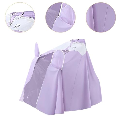 oshhni Capa de chuva para motocicleta, capa impermeável de corpo inteiro, longa, de chuva, PVC, univ