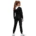 Pointodoor Girl's Sweatsuits Horses Clothing Sets Crop Hoodies Pant Kids Teens Youth Sweatpants and Hooded Sweatshirt Fashion 2 Piece Sport Sets 4-13 Years Old