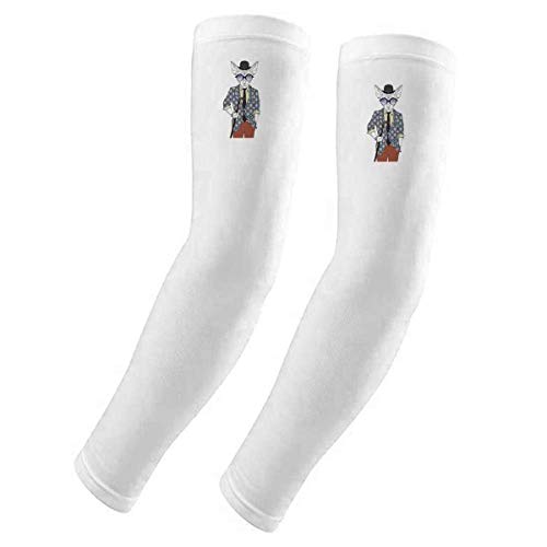 Ropa encantadora de perro con proteccion UV guantes largos de acuarela DIYthinker