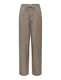ONLY Female Hose ONLSIESTA Gerade geschnitten Leinen Hose