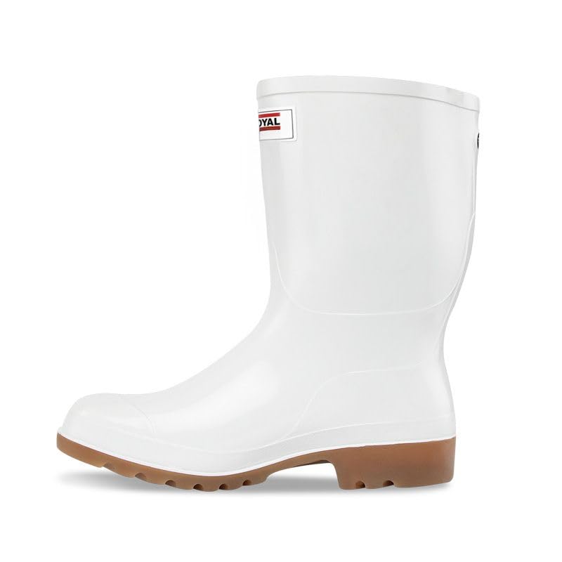 CROYDON Royal Confort Work Boots, White, Waterproof PVC, Safety Industrial Boot for Fishing4