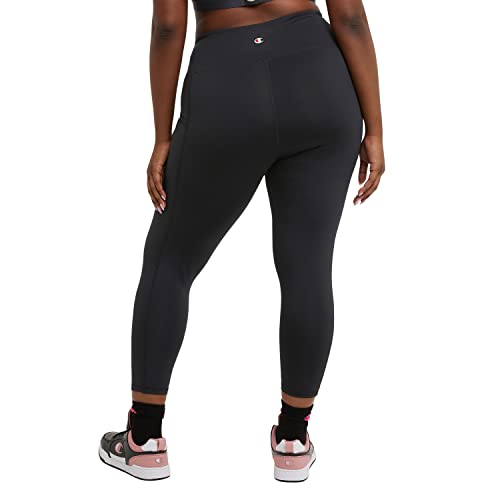 Leggings de compression 3/4 avec poches latérales pratiques grande taille