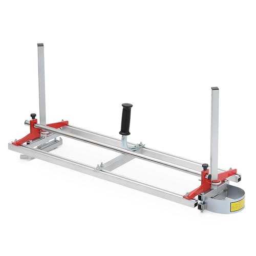 WOODSTARTER 36 Inch Portable Chainsaw Mill, 304 Stainless Steel & Aluminum, 14-36 in Bar