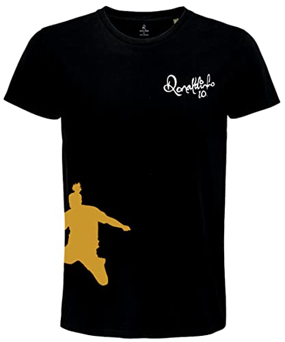 Ronaldinho10, T-shirt, Official Product, Tee Black, Side Skill