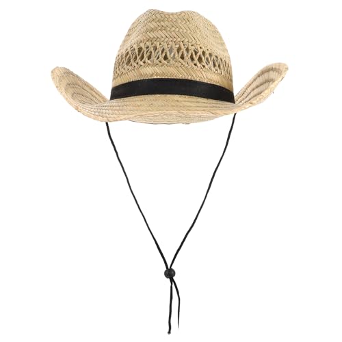 Chapeau de paille homme grand bord pour éviter les coups de soleil en été