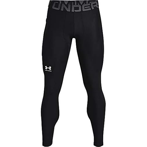 Under Armour Men UA HG Armour Leggings, Comfortable and robust gym leggings, lightweight and elastic thermal underwear with compression fit Cover