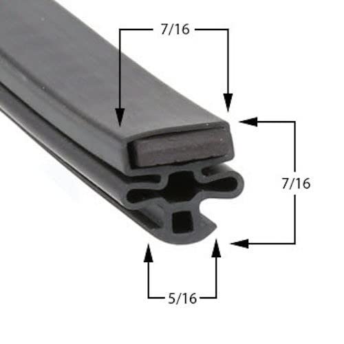 Passeal – 26-1-8x29-7-16 Door Gasket Size - 29 1/4 x 64 1/4 - Anthony Door Seal for Cooler or Freezer – Compatible with Anthony 26-1-8x29-7-16 Refrigeration Gasket