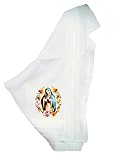 Virgin Mary Prayer Cloth with Special Connection Procedure, White Religious Fabric