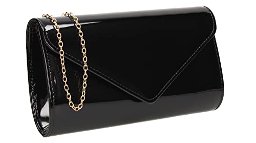 SwankySwans Damen Alisa Clutch-Tasche, Schwarz