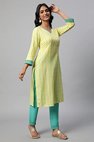 Image of Aurelia Cotton Women Kurta with Pant