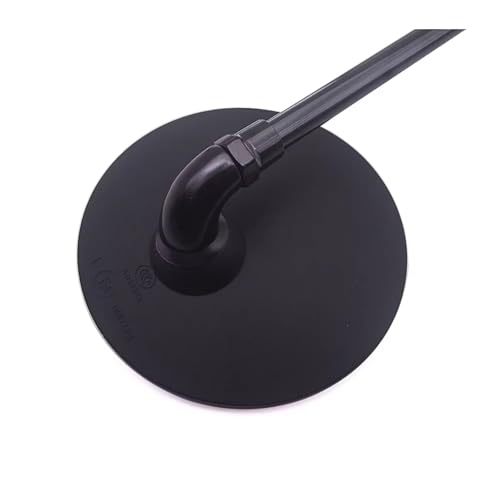 Espejo retrovisor universal de 8-10 mm con diseño redondo negro para moto 3