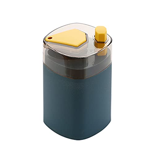 YUEMA Automatic Toothpick Holder Dispenser Pop-up Toothpick Container Toothpick Storage Box for Kitchen, Restaurant, Dining Roomï¼ˆDark Blueï¼‰