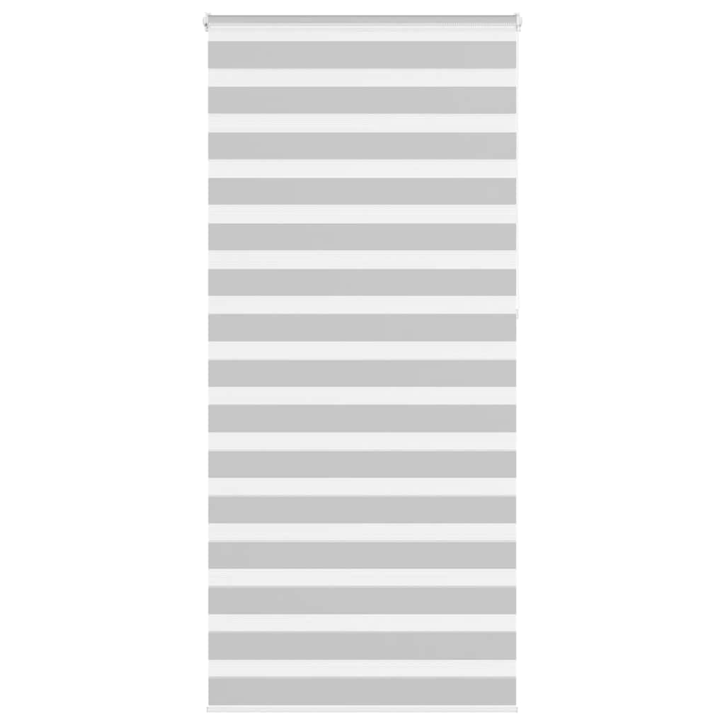 vidaXL Store zèbre Gris Clair Largeur du Tissu 90,9 cm Polyester