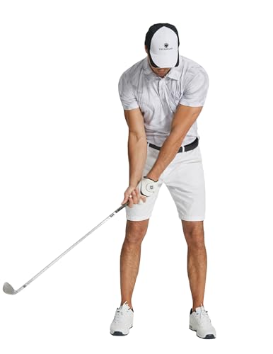 COOFANDY Men's Polo Shirts Short Sleeve Print Performance Golf Shirts Fashion Casual Beach Collared T-Shirts3