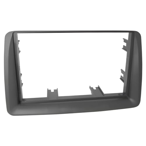 Sound-way - Zestaw do montażu radia samochodowego, przednia rama radia DIN, adapter kompatybilny z Fiat Panda (169) 2003-2012