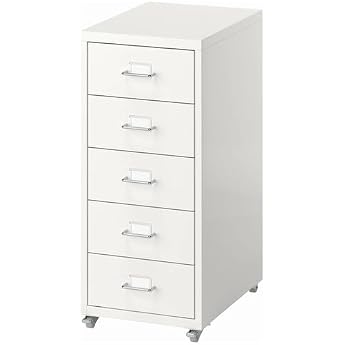 Ikea M80619903 Helmer Drawer Unit with Casters, White, 11.0 x 25.6 inches 28 x 65 cm