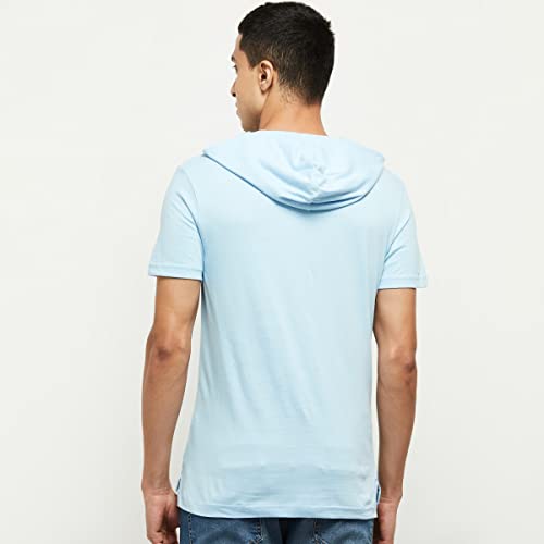 Image of Max Men Printed Hooded T-Shirt