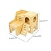 UPKOCH Hamster Hideout House with Ladder Chew Pet Nest for Small Animals for Resting Playing and Training Durable Design with Ventilation for Hamsters