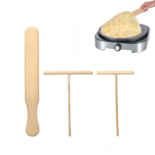 3 Stück Crepes Verteiler Set Aus Buchenholz,T-Form Crepes Wender,Leicht Zu Reinigen Teigverteiler Für Crepes Maker Zubehör Holz,Crepe Schieber Backwerkzeuge,Für Crepes Pfanne,Palatschinkenpfanne 3 Stück Crepes Verteiler Set Aus Buchenholz,T-Form Crepes Wender,Leicht Zu Reinigen Teigverteiler Für Crepes Maker Zubehör Holz,Crepe Schieber Backwerkzeuge,Für Crepes Pfanne,Palatschinkenpfanne