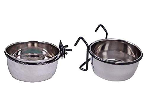 See full amazon price history chart for Sage Square Stainless Steel Birds Coop Cup Feeder Bowl with Clamp Holder, 200 ml and Stainless Steel Birds Coop Cup Feeder Bowl with Hook Holder, 200 ml (Pack of 2) Sage Square Stainless Steel Birds Coop Cup Feeder Bowl with Clamp Holder, 200 ml and Stainless Steel Birds Coop Cup Feeder Bowl with Hook Holder, 200 ml (Pack of 2) (B08C2Q2N5X) Amazon Price History, Amazon Price Tracker
