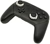Protector Antideriva para Joystick con Anillo Retenedor para Control Pro de Switch, Fijadores de Palanca Estabilizadores con Agarres para Pulgar y Anillo Fijador (Negro) 8