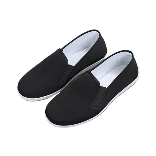 Men's Beijing Cloth Shoes Round Mouth Kung Fu Wear-Resistant Rubber Work Youth Shoes Breathable