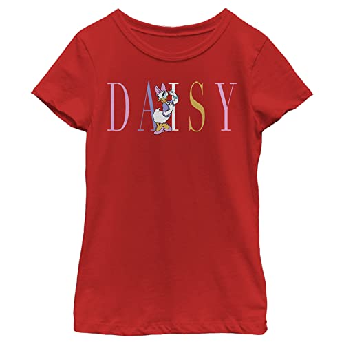 Disney Characters Daisy Fashion Girl's Solid Crew Tee