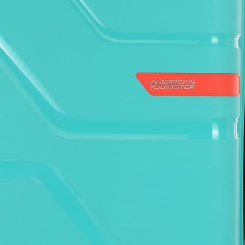 Image of American Tourister Upland Sport 79 CM Large Checkin Polypropylene (PP) Hard 4 Wheels Spinner Luggage /Suitcase /Trolley Bag for Travel (Pool Blue)