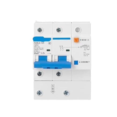 Interrupteur de protection NXBLE-125A disjoncteur différentiel haute puissance 2P