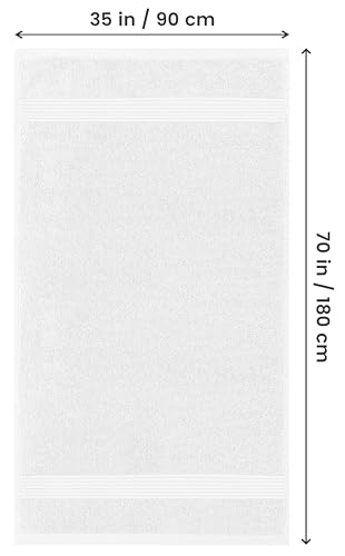 Utopia Towels UT0872 Premium Jumbo Bath Sheet 2 Pack - 100% Cotton Highly Absorbent And Quick Dry Extra Large Bath Towel thumb #1