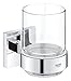 Produktbild GROHE Start Cube - Glas mit Halter (verdeckte Befestigung, Material: Glas /Metall), chrom, 41097000