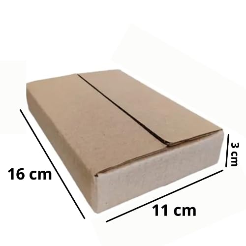 50 Caixa De Papelão Correio Mini Pac Sedex Pac 16x11x3