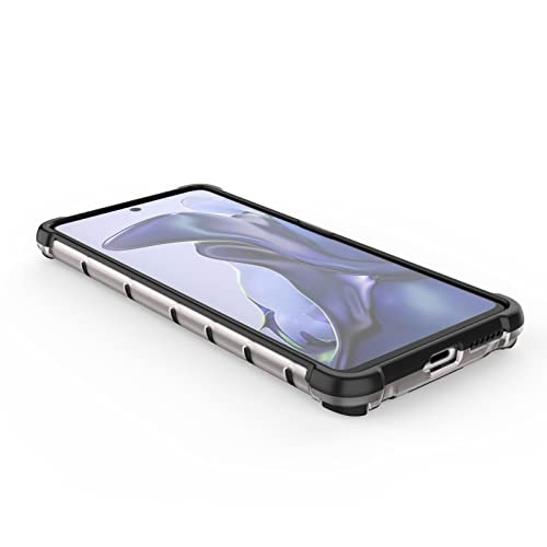 Image of Glasgow Back Case Cover Designed for [ Xiaomi 11T 5G / 11T Pro 5G ] (Stylish Look | Shock Proof) - Black