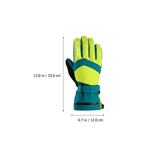 BESPORTBLE Luvas de Esqui Luvas de Neve Com Isolamento de Lã Quente Inverno Ciclismo Equitação Caça