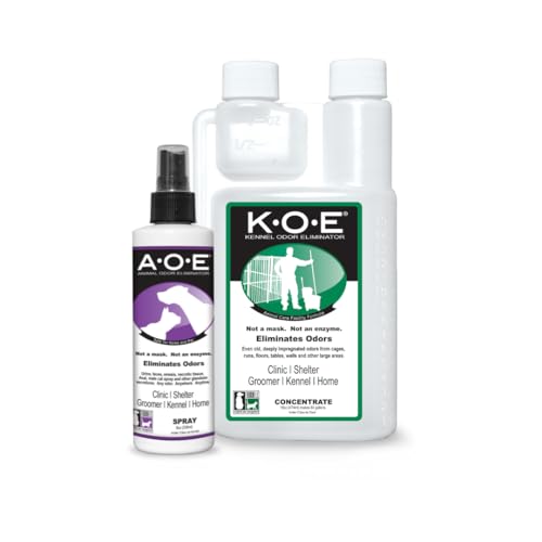 Image of Odorcide K.O.E (Fragrance) & A.O.E Spray Bundle -Pet Odor Eliminator for Strong Odors in Home & Kennel and Between Baths Spray - Original Scent