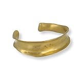 col. gold Roberto Leonardi Armreif N024-3, col. Gold - Zeitloses Design aus Messing