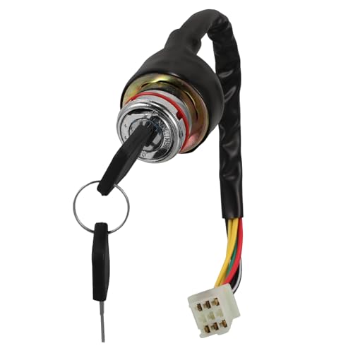 Abaodam Universal 3-Position Ignition Switch 6 Wires and 2