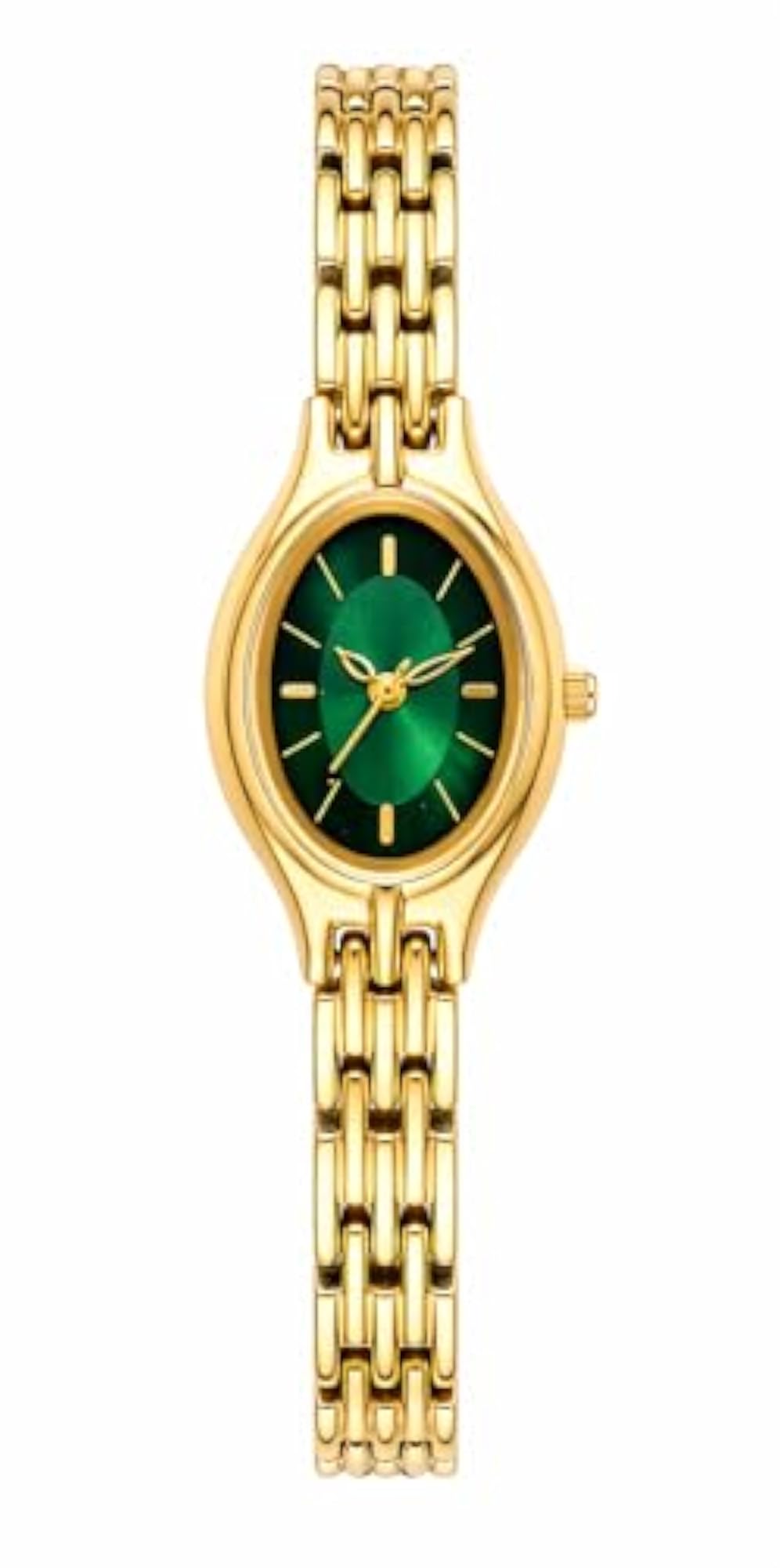 Women's 23K Gold Plated Bracelet Watch with Cherry Dial