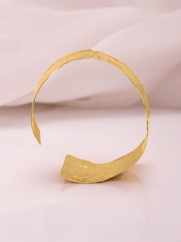 Image of Rubans Cuff Bracelet Stylish Statement Western Jewellery Gift for Women & Girls
