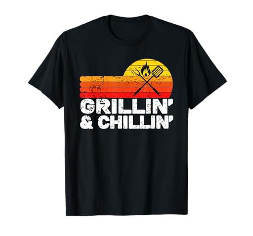 Herren BBQ Grill Grillmeister - Funny Grilling And Chilling T-Shirt