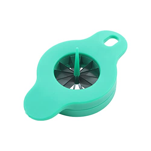 Grüner Zwiebelzerkleinerer Pflaumenblütenschneider, Gemüsehobel für Küche, superfeiner Drahtreibe, manuelle Reibe, 7,7 x 4,5 x 1,5 cm (grün)