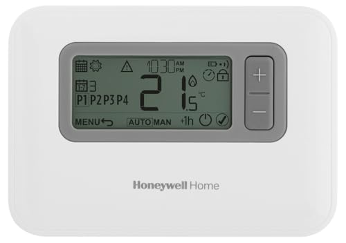 HONEYWELL Wireless T3R Battery-Powered Thermostat, Modern Style, Clear Display, Wi-Fi Connectivity, Compatible with OpenTherm Applications