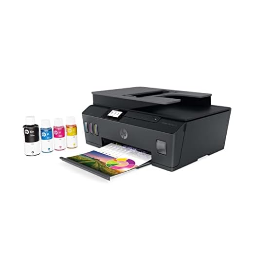 HP Smart Tank Plus 570 Imprimante tout en un - Jet d'encre couleur - 3 ans d'encre inclus (Photocopie, Scan, Impression, Chargeur automatique de documents, A4, HP Smart, AirPrint, Wifi)