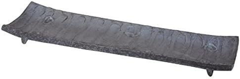 黒銀 足付まな板皿 G5-1406