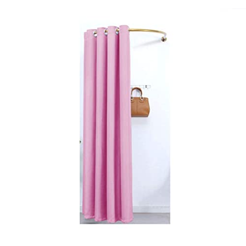 Cabine d'essayage portable 100 cm avec tringle à rideau pour boutique et bureau